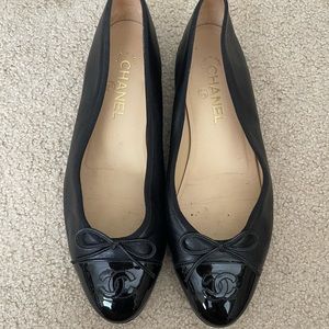 Chanel Black Ballerinas/Flats